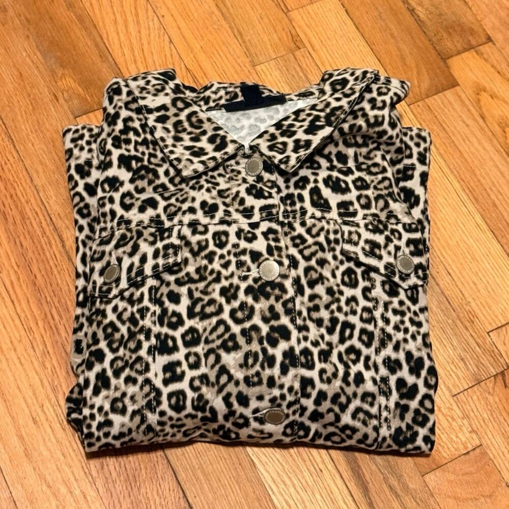 NWT Charter club XXL cheetah jacket